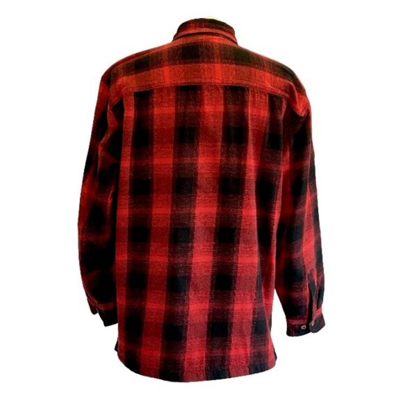 RedHead fleece-lined red & black plaid long sleeved jacket. Men’s size XL - Picture 2 of 13